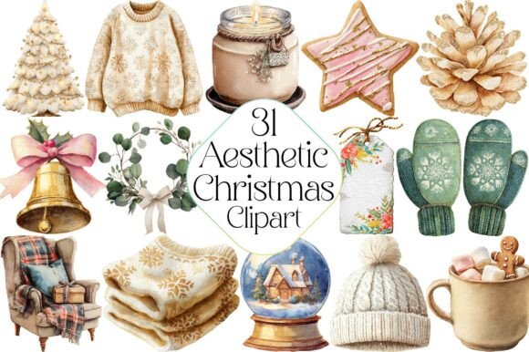Aesthetic Christmas Clipart Review