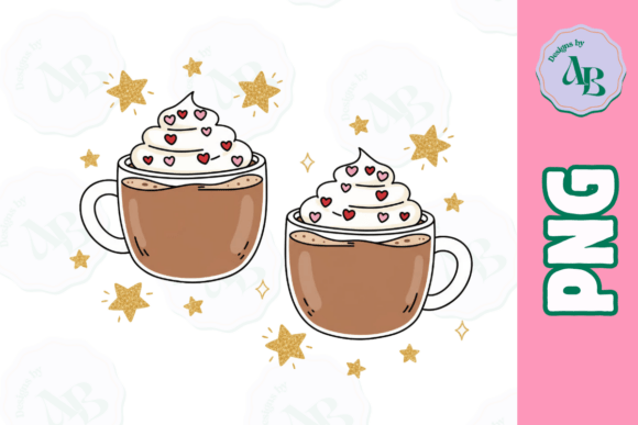 Cute Romantic Christmas Winter Hot Cocoa
