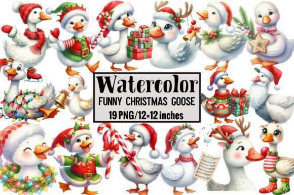 Funny Christmas Goose: A Designer’s Take on Seasonal Illustrations