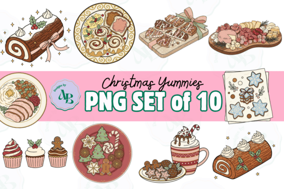 Holiday Christmas Food Clip Art Set: A Seller’s Review for Illustrations