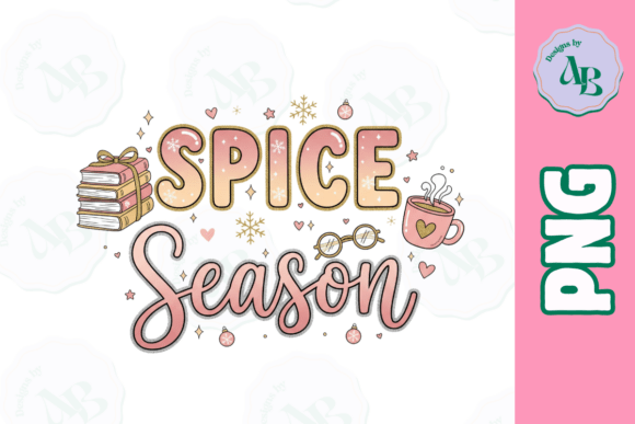 Spice Season Bookish Christmas PNG Review for Illustrations