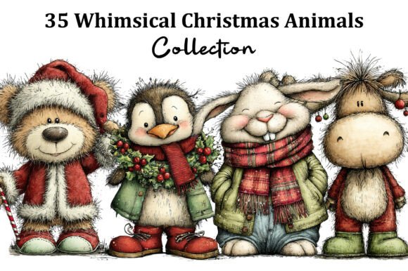 Whimsical Christmas Woodland Animals: A Designer’s Review of Seasonal Illustrations